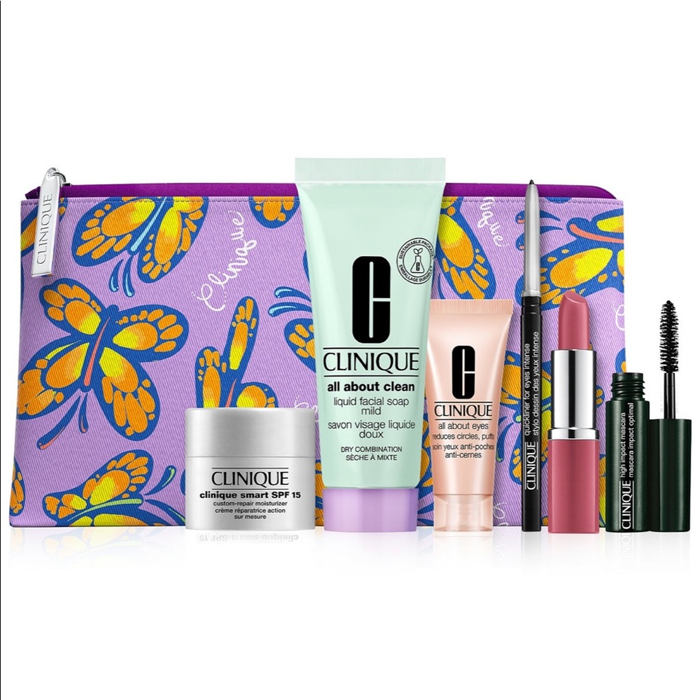 Clinique bag makeup and extras all NEW